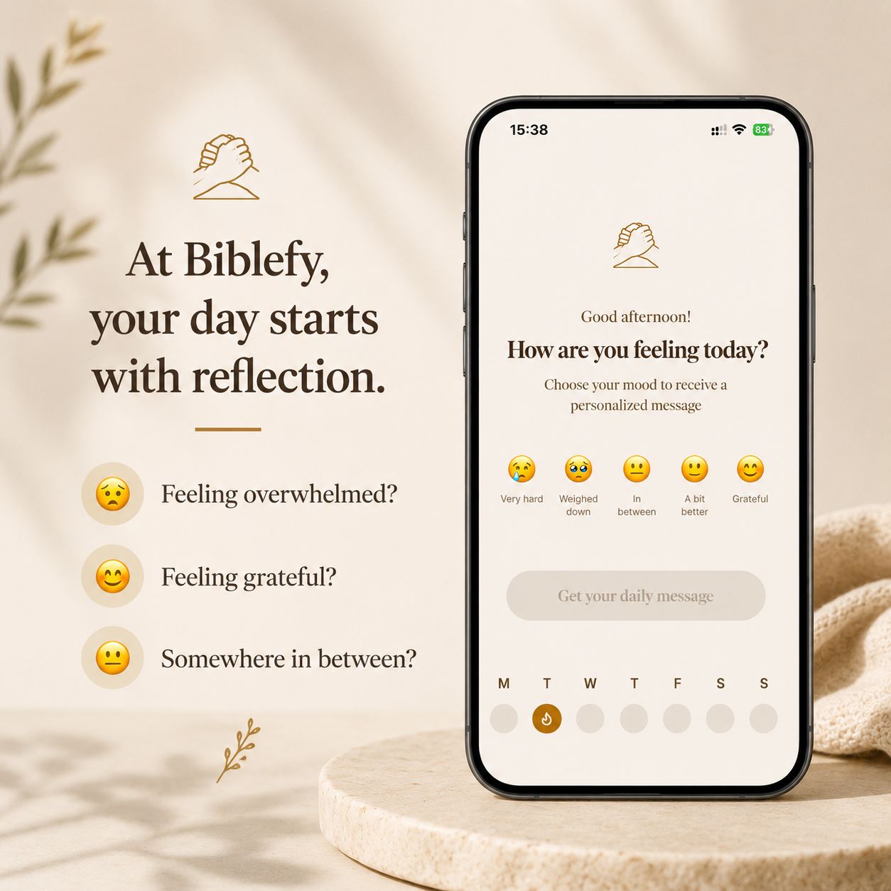 Mood reflection screen